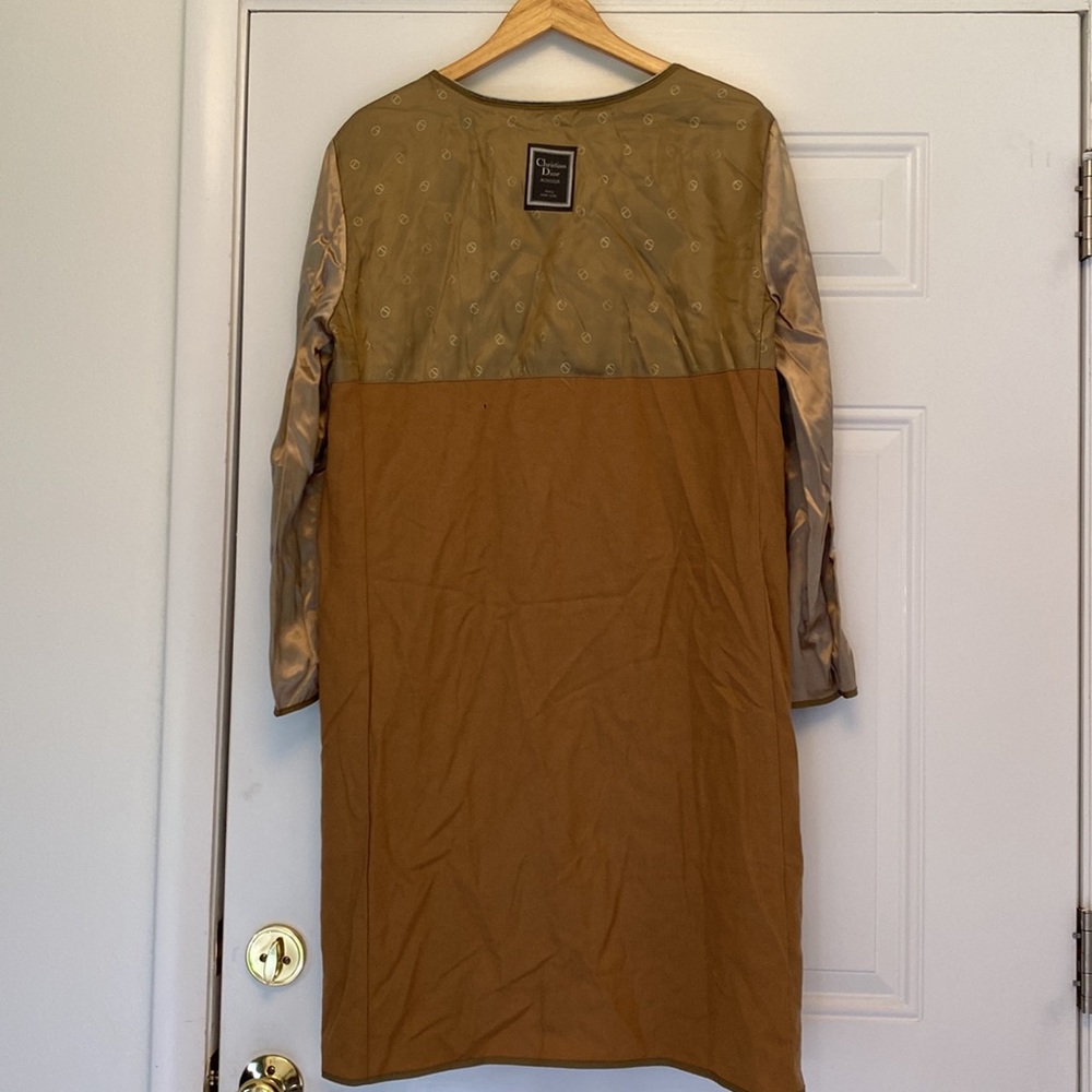 Vintage CHRISTIAN DIOR classic long trench coat 40R excellent cond… - Picture 12 of 16